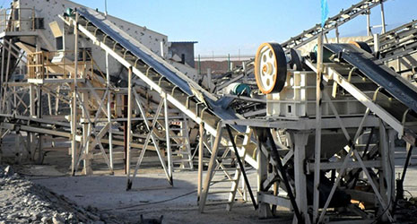 Manganese crusher plant